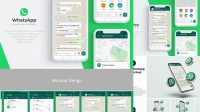 1555+ Mockup Whatsapp Business Digital Download