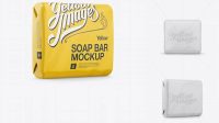 1555+ Square Soap Mockup Smart PNG Image