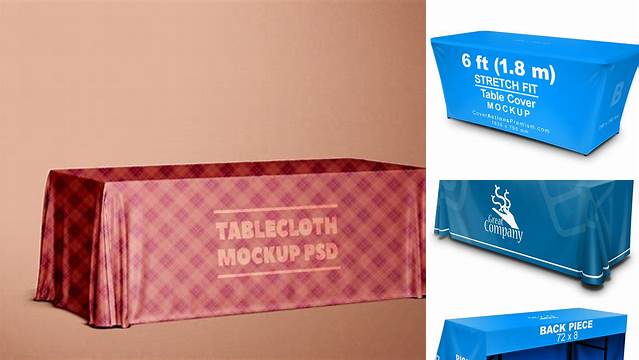 1564+ Table Cover Mockup Free High-Quality Design Free PSD