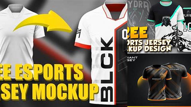 1565+ Free Esports Jersey Mockup Include TIFF