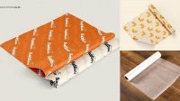 1570+ Wax Paper Mockup Smart PNG Image