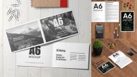 1573+ A6 Brochure Mockup Free Premium Quality PSD Freebie