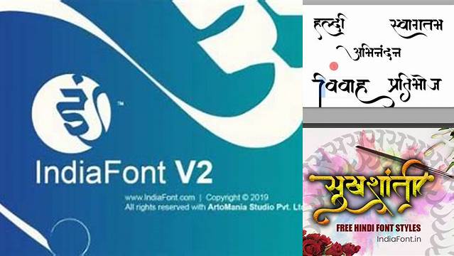 1573+ Indiafont V2 All 125 Font Layered PSD File Free Download