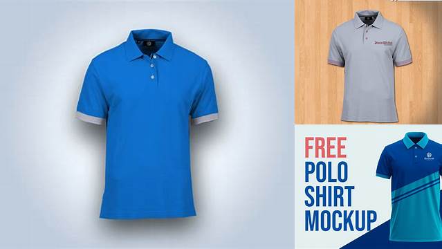 1573+ Men’s Polo Shirt PSD Mockup Front View Free Graphic Design Resource