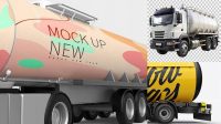 1575+ Gas Truck Mockup Include TIFF