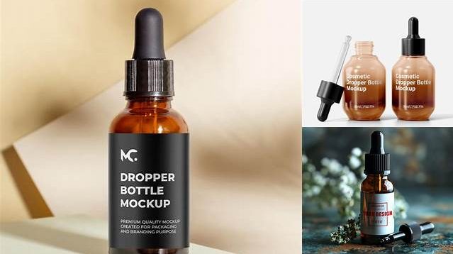 1577+ Glass 30ml Bottle with Dropper PSD Mockup Versatile and Elegant PSD File