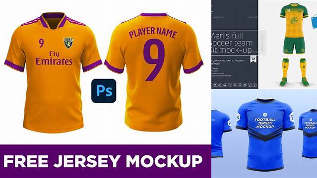 1580+ Football Kit Mockup Free Download Premium PSD Freebie