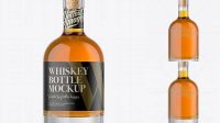 1584+ 750ml Nordic Bottle With Whiskey PSD Mockup Free Graphic Design Resource