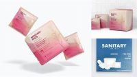 1585+ Sanitary Pad Mockup Free High-Resolution PSD Download