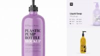 1587+ Matte Soap Bottle PSD Mockup Free Photoshop Mockup Design