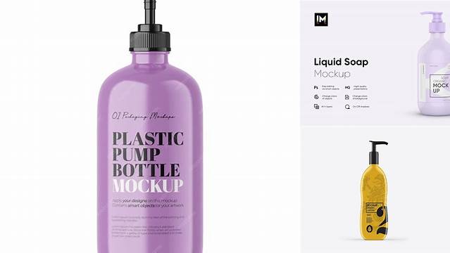 1587+ Matte Soap Bottle PSD Mockup Free Photoshop Mockup Design