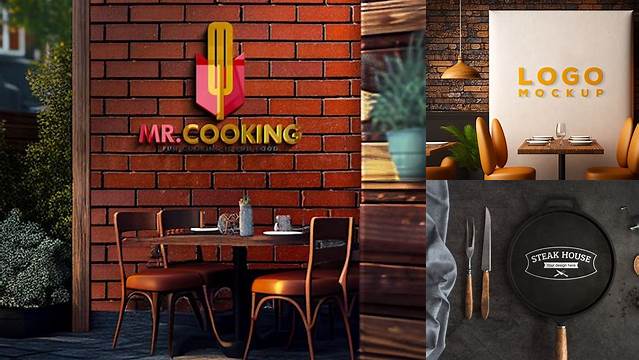 1589+ Restaurant Logo Mockup Psd Free Download 2020 Digital Download