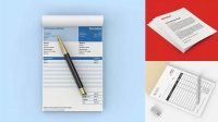 1599+ Invoice Book Mockup PSD Download