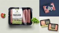 1601+ Sausage Packaging Mockup Free PSD Download