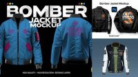 1609+ Bomber Jacket Mockup Free Best for Showcase