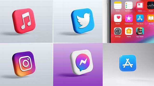 1609+ Mobile App Icon Mockup Free PSD