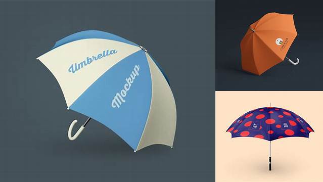 1609+ Umbrella Mockup High-Resolution PSD Download