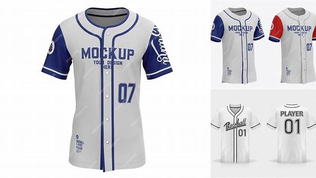 1611+ Baseball Tshirt Mockup High-Quality Editable PSD