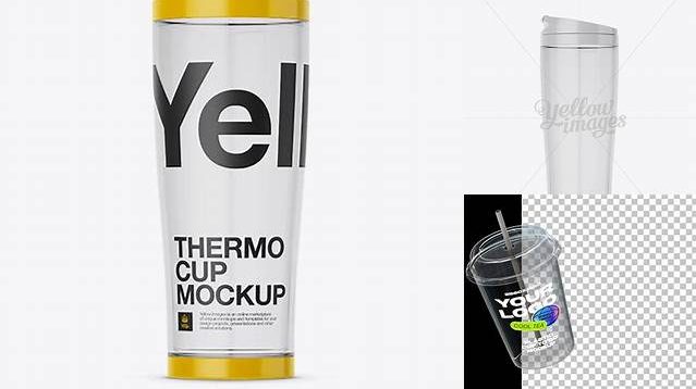 1611+ Clear Plastic Thermo Cup PSD Mockup Download Free