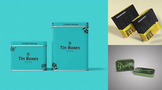 1611+ Matte Tin Box With Cork PSD Mockup Smart Layer PSD