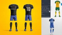 1611+ Soccer Uniform Mockup Smart Layer PSD