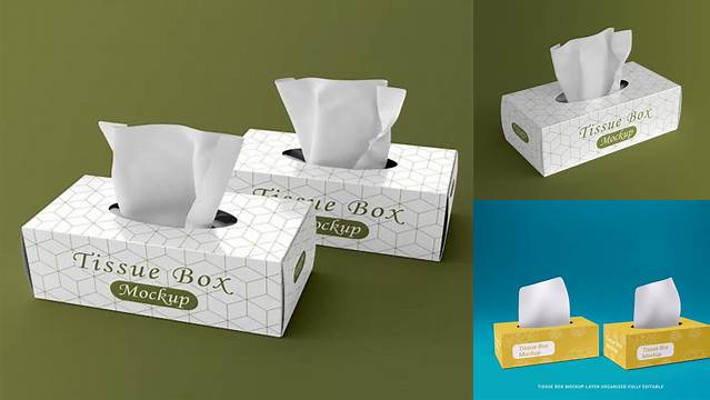 1611+ Tissue Box Mockup Digital Download