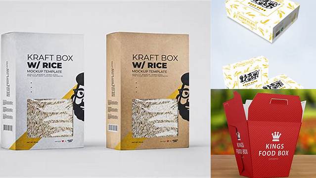 1618+ Rice Box Mockup High-Quality Design Free PSD