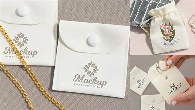 1632+ Jewelry Bag Mockup PSD Download