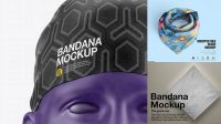 1639+ Bandana Mockup Free PSD Download