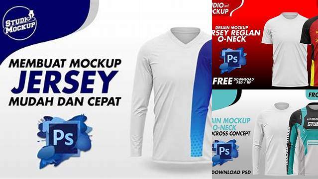 1646+ Mockup Jersey Panjang Include TIFF