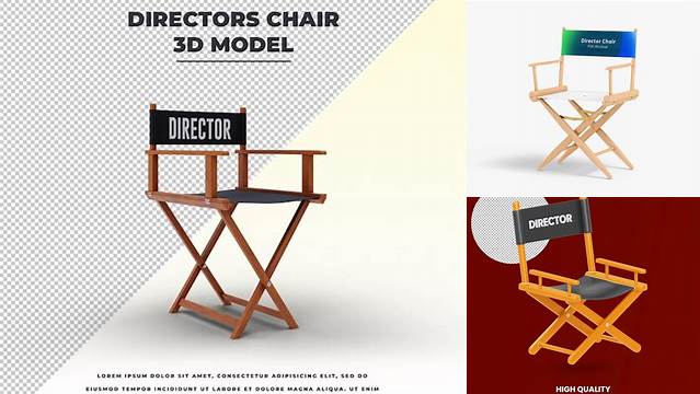 1648+ Wooden Director's Chair PSD Mockup Download Customizable PSD