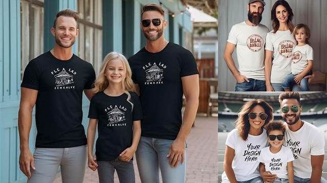 1650+ Family Shirt Mockup Free For Free Download