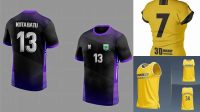 1655+ Mock Up Jersey Psd Premium Quality PSD Freebie