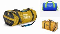 1657+ Duffle Bag PSD Mockup Front View Advanced Editable PSD