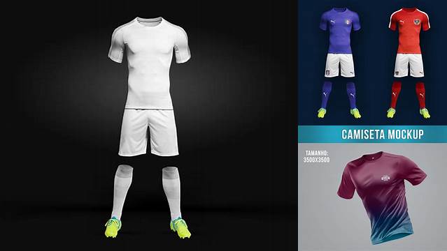 1662+ Mockup Uniforme Futbol Free Download Design Mockup