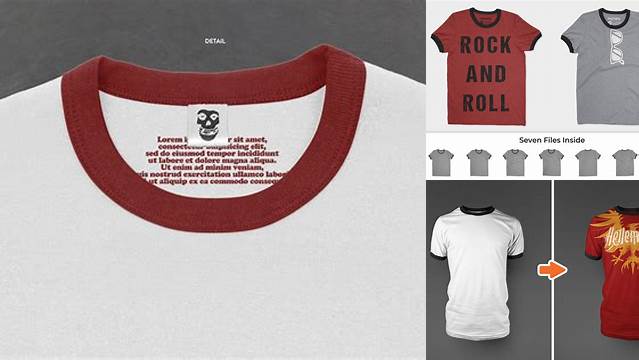 1666+ Ringer T Shirt Mockup Best for Showcase