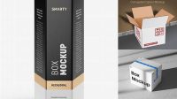 1666+ White Carton Box Smart Editable Design Mockup