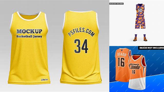 1675+ Basketball Jersey Psd Mockup High-Quality PSD