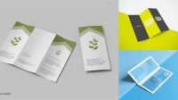 1678+ Mockup Folder 3 Dobras High-Resolution Graphic