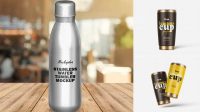 1680+ Tumbler Bottle Mockup Free Editable Photoshop File