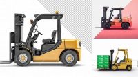 1690+ Forklift Mockup PSD Free Download