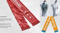 1707+ Sport Scarf Mockup PSD Free Download