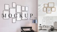 1707+ Wall Frame Mockup Include TIFF