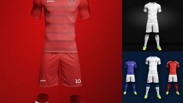 1709+ Soccer Kit Mockup Download Free