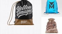 1710+ Matte Gym Sack PSD Mockup Include TIFF