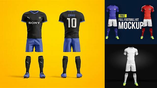 1712+ Soccer Kit Template Psd Free Download Smart Object PSD