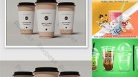 1725+ Milk Tea Mockup Editable PSD File