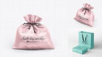 1730+ Satin Bag Mockup PSD Free Download