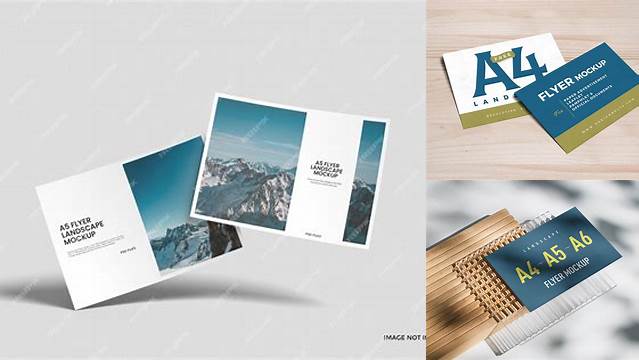 1731+ Landscape Flyer Mockup Free PSD