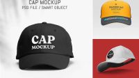 1738+ Mini Figure Wearing Hat PSD Mockup Professional Photoshop Design Freebie